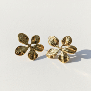 Aurora Petal Gold Studs